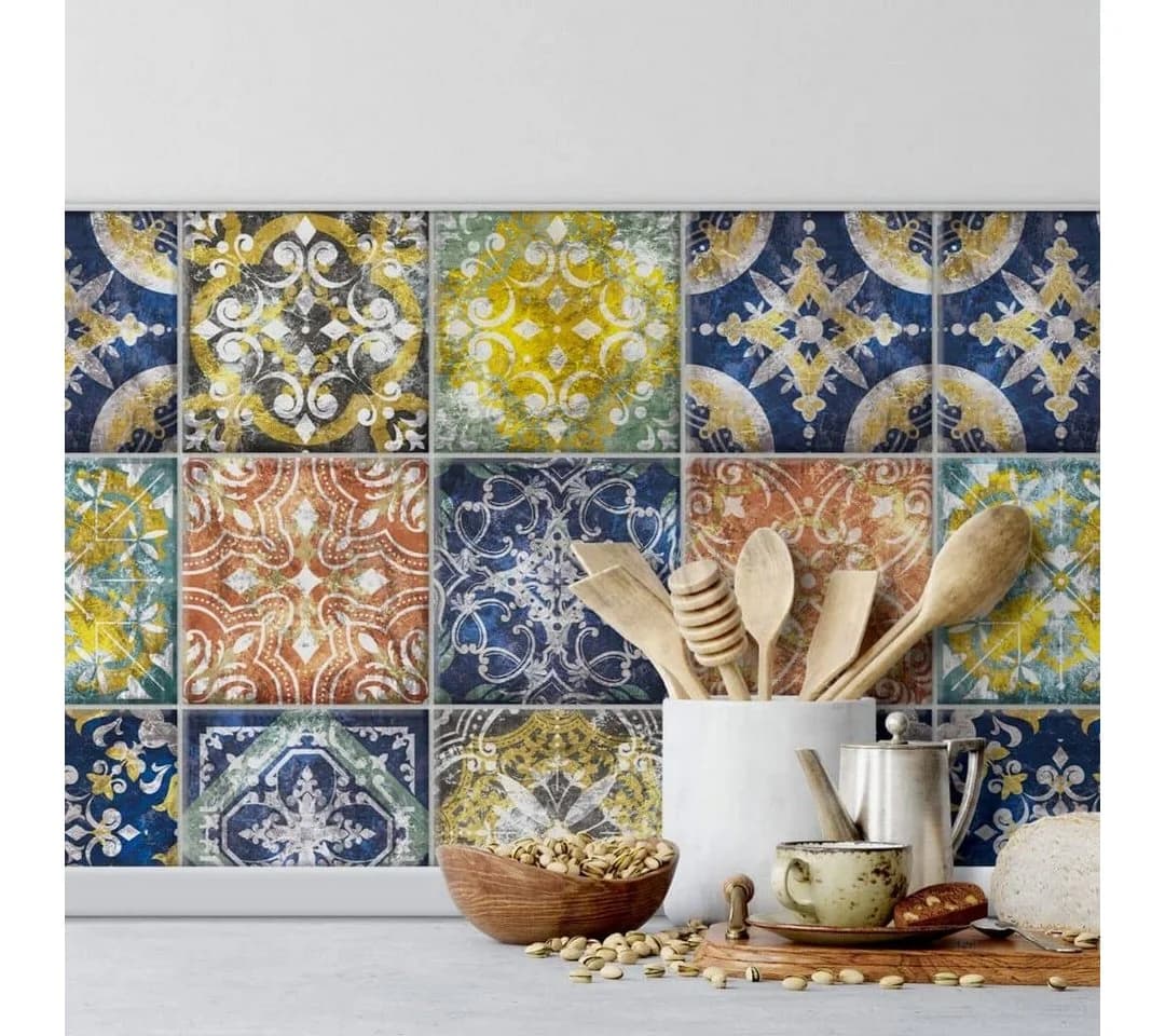 K&L Wall Art Fliesenaufkleber Orientalisch Boho 12er Set - Bild 2