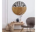 K&L Wall Art Alu-Dibond Wandbild Goldener Baum des Lebens Ø 70cm Bild 1