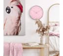 K&L Wall Art Wanduhr Shabby Chic Rosa Roségold Bild 1