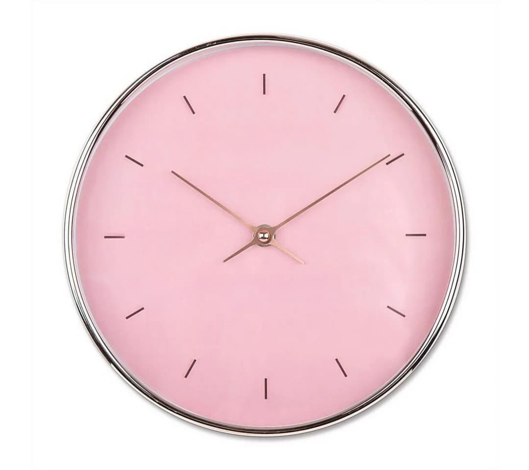 K&L Wall Art Wanduhr Shabby Chic Rosa Roségold - Bild 2