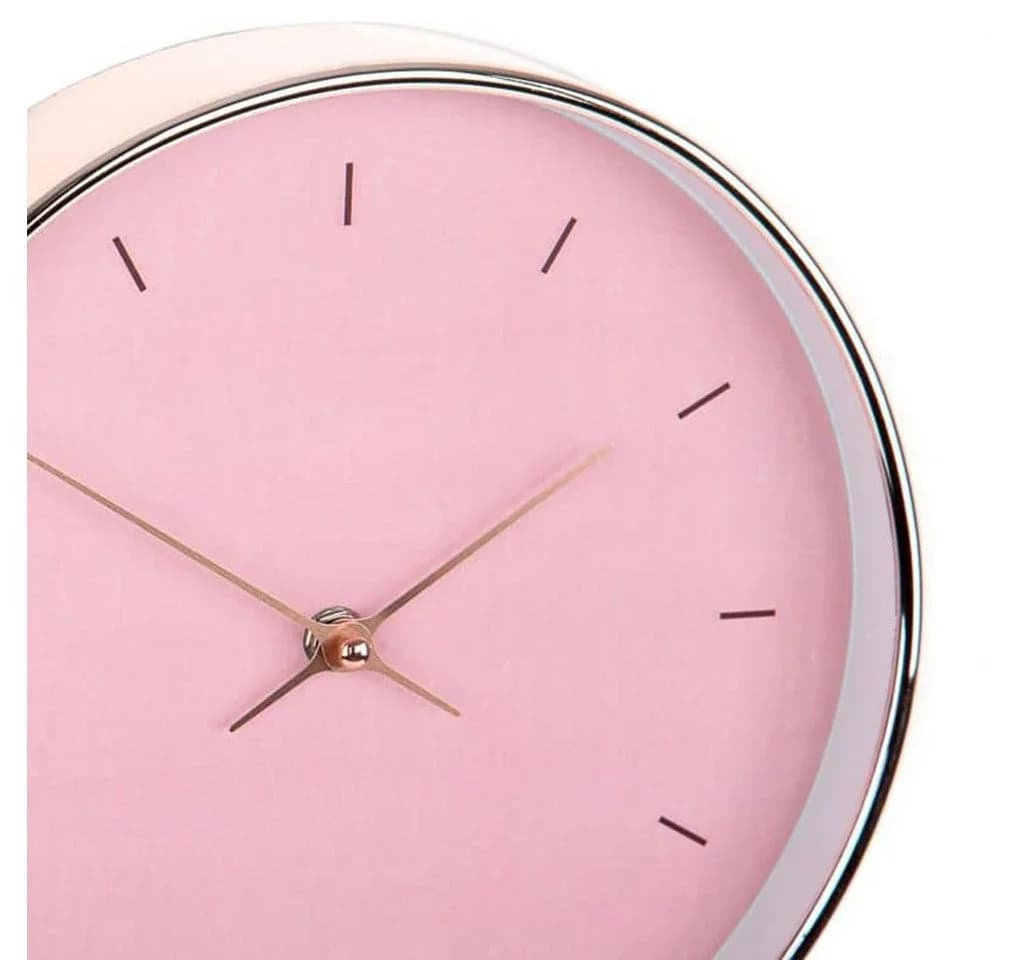 K&L Wall Art Wanduhr Shabby Chic Rosa Roségold - Bild 3