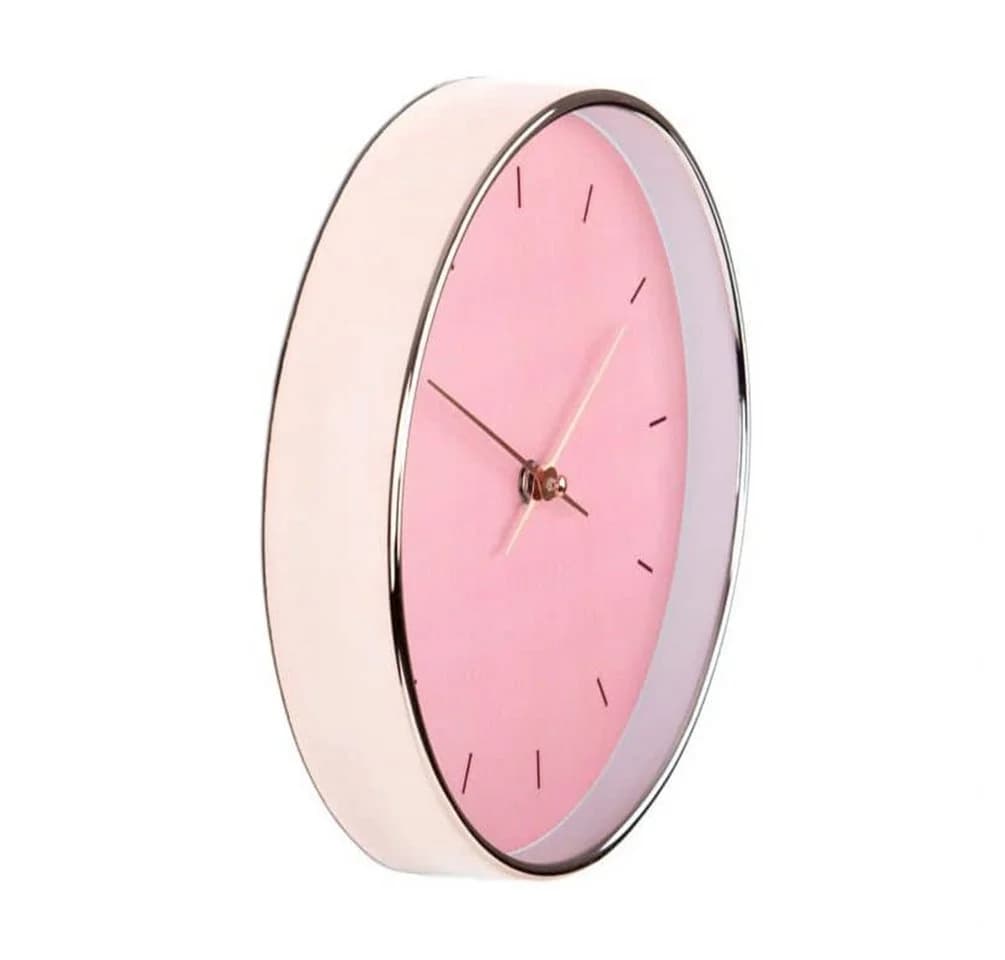 K&L Wall Art Wanduhr Shabby Chic Rosa Roségold - Bild 4
