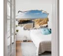 K&L Wall Art Wandtattoo 3D Ostsee Mauerdurchbruch Beige Bild 2