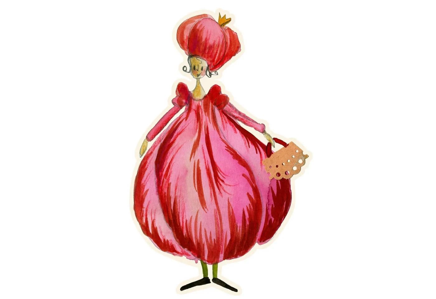 K&L Wall Art Wandtattoo Schutzengel Rote Tulpe Selbstklebend Entfernbar - Bild 2