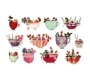 K&L Wall Art Wandtattoo Küche Leffler Blumen Tasse Märchen Rosen Traumtassen Bild 4