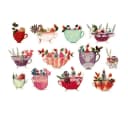 K&L Wall Art Wandtattoo Küche Leffler Blumen Tasse Märchen Rosen Traumtassen Bild 5