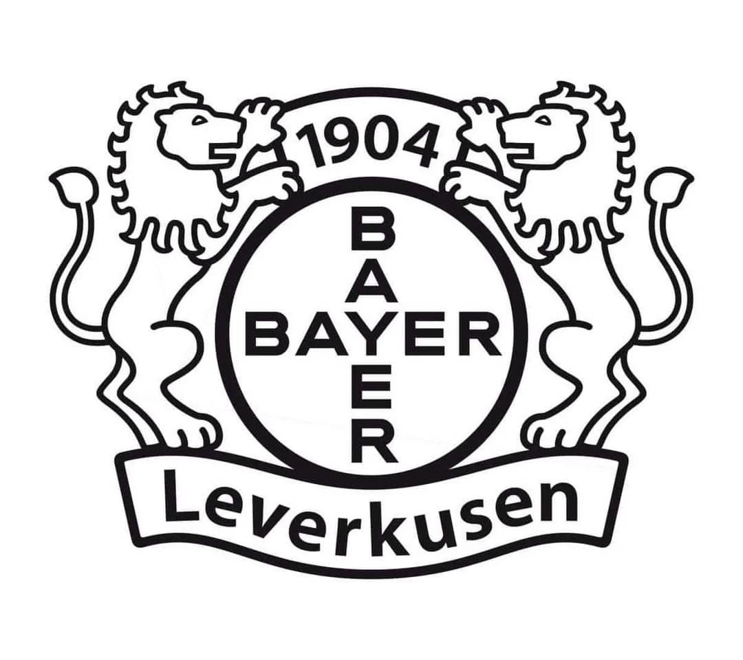 Bayer 04 Leverkusen Wandtattoo Schwarz Selbstklebend Fan Logo