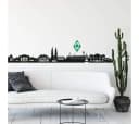 Werder Bremen Wandtattoo Fußball Skyline Logo Schwarz Selbstklebend Bild 2