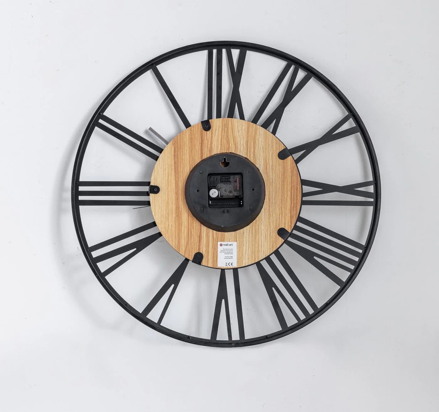 K&L Wall Art Wanduhr Industriell XL Schwarz/Braun Leise - Bild 4