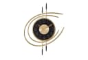 K&L Wall Art Wanduhr Designer Metalluhr Modern Gold Optik Aluminium Wanduhr Bild 5
