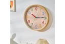 K&L Wall Art Kinderwanduhr Bunt Lautlos Holzoptik Bild 3
