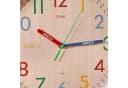 K&L Wall Art Kinderwanduhr Bunt Lautlos Holzoptik Bild 5