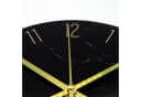 K&L Wall Art Wanduhr Steinoptik Glas Grau-Schwarz Bild 4