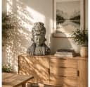 K&L Buddha Büste Feng Shui Deko Kunststein Bild 4