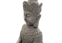 K&L Wall Art Buddhafigur Steinoptik Meditierende Statue Feng Shui Deko Bild 1
