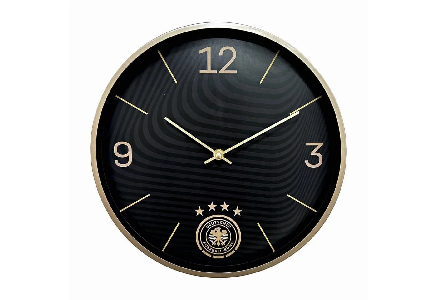 K&L Wall Art DFB Fußball Wanduhr Aluminium Uhr lautlos ohne Tickgeräusche - Bild 4