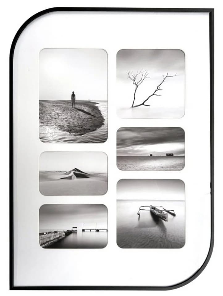 K&L Wall Art Bilderrahmen Collage Schwarz/Gold Aluminium - Bild 2