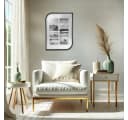 K&L Wall Art Bilderrahmen Collage Schwarz/Gold Aluminium Bild 5