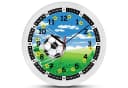 K&L Wall Art Wanduhr Lernuhr Fußball Kinderuhr Bunt Bild 2