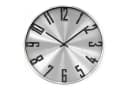 K&L WALL ART Aluminium Wanduhr Modern Silber Schwarz ohne Ticken Bild 5