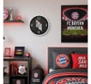 K&L Wall Art FC Bayern München Wanduhr Schwarz-Weiß-Rot Bild 1