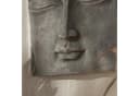 K&L Wall Art Buddha Wandskulptur Grau Steinoptik 3D Wandbild Bild 4