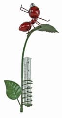 Holzwurm GmbH Dekorativer Gartenstecker Ameise Regenmesser Grün/Rot Bild 2