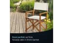 KHG Regiestuhl Akazienholz Creme Bild 1
