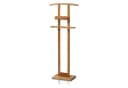 KHG Herrendiener Bambus Echtholz Stummer Diener mit Hosenhalter Bild 2