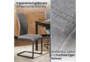 KHG Freischwinger Esszimmerstuhl Grau Industrial Look Bild 5