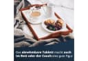 KHG Beistelltisch Gartentisch Akazien-Echtholz Braun Klappbar Bild 1