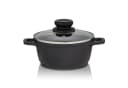 KHG Kochtopf 1,25L Schwarz Aluminium-Guss Antihaft Induktion Bild 2