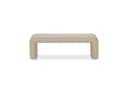 KHG Sitzbank minimalistisch Beige Flachgewebe Bild 2