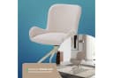 KHG Esszimmerstuhl Webstoff Beige 360° drehbar mit Auto-Return Bild 4