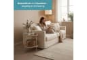 KHG Beistelltisch Rund Beige Ø 41 cm Modern Bild 1