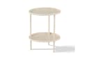 KHG Beistelltisch Rund Beige Ø 41 cm Modern Bild 2