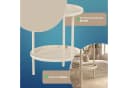 KHG Beistelltisch Rund Beige Ø 41 cm Modern Bild 5