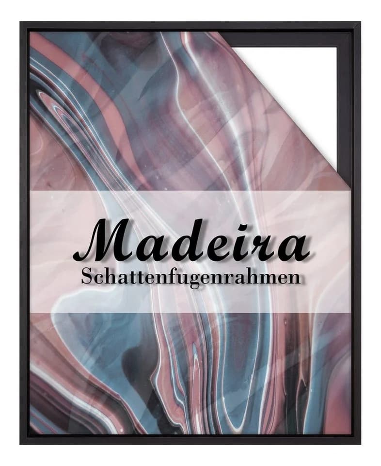 OTTO DE Schattenfugenrahmen Madeira Schwarz Massivholz - Bild 2