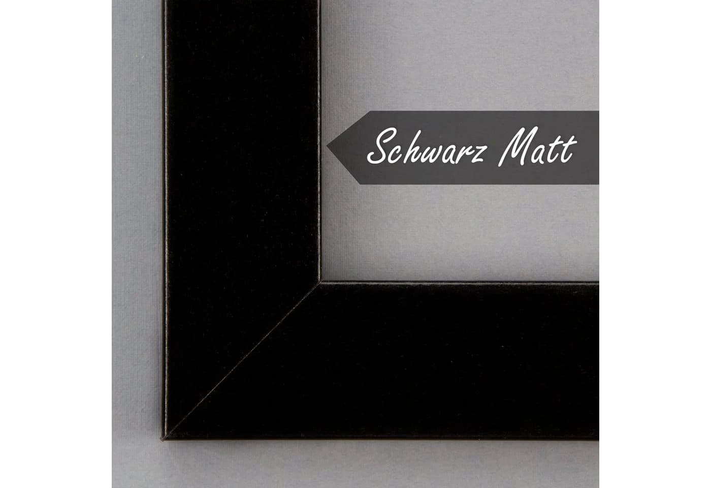 Bilderrahmen Bern Schwarz Matt MDF 50x75 cm Modern - Bild 5
