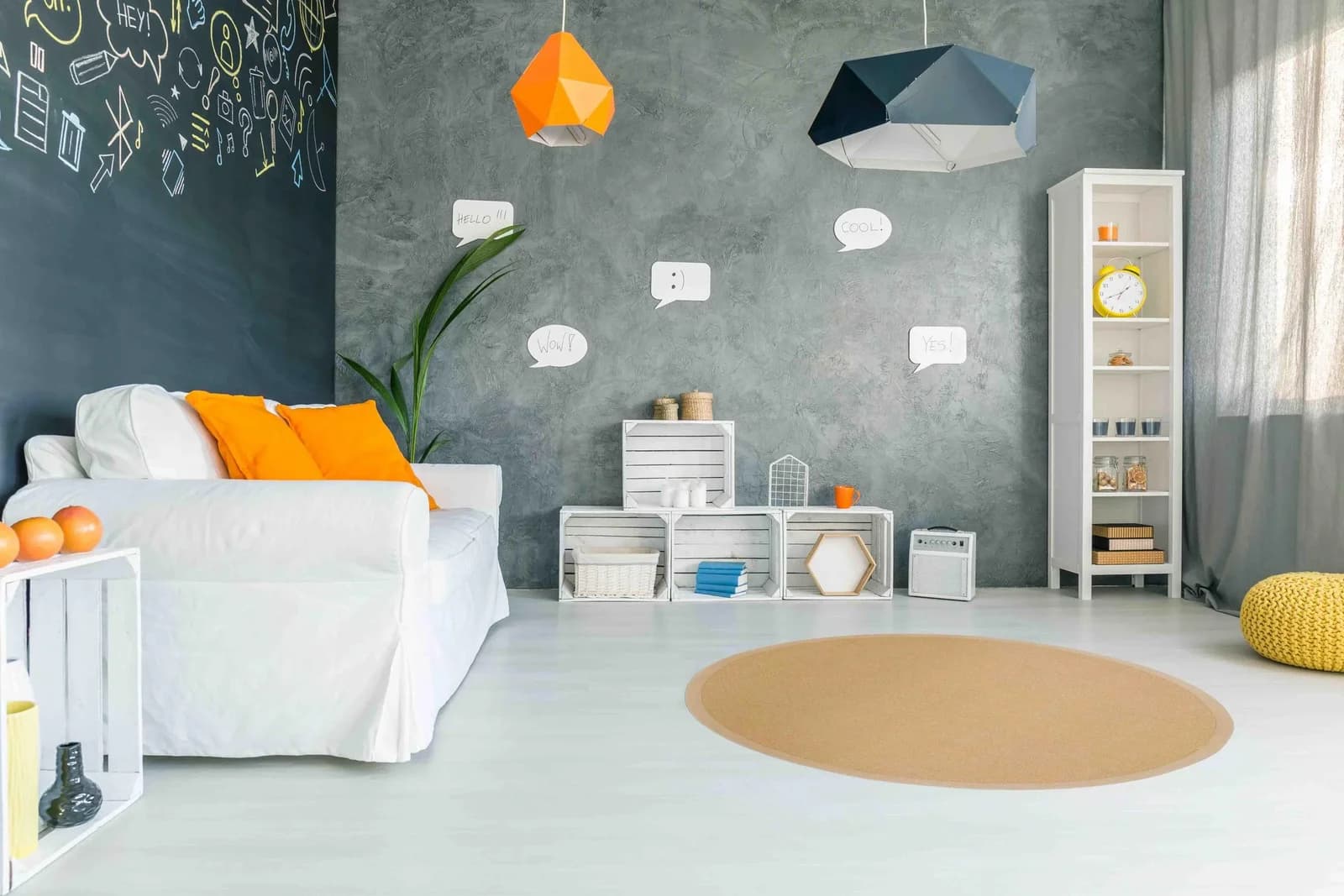 CarpetFine Sisalteppich Beige Handgewebt Mit Bordüre