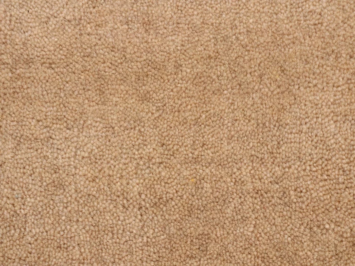 CARPETFINE Gabbeh Uni Wollteppich Beige Handgewebt Rund - Bild 5
