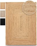 Carpetfine Nele Juteteppich Beige Natur Handgewebt Wendeteppich Bild 2