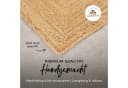 Carpetfine Nele Juteteppich Beige Natur Handgewebt Wendeteppich Bild 5
