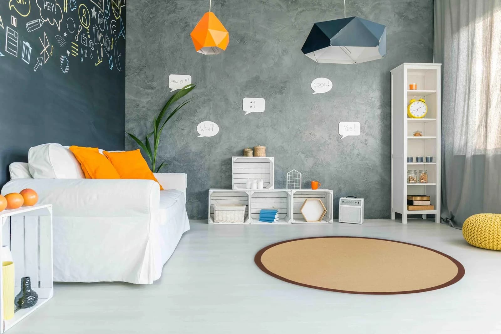 CarpetFine Sisalteppich Braun Handgewebt Mit Bordüre