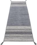 carpetfine Kelim Azizi Teppich Baumwolle Wendeteppich mit Fransen Bild 1