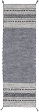 carpetfine Kelim Azizi Teppich Baumwolle Wendeteppich mit Fransen Bild 2