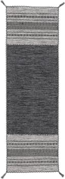 CarpetFine Kelim Azizi Teppich Schwarz Handgewebt Bild 2