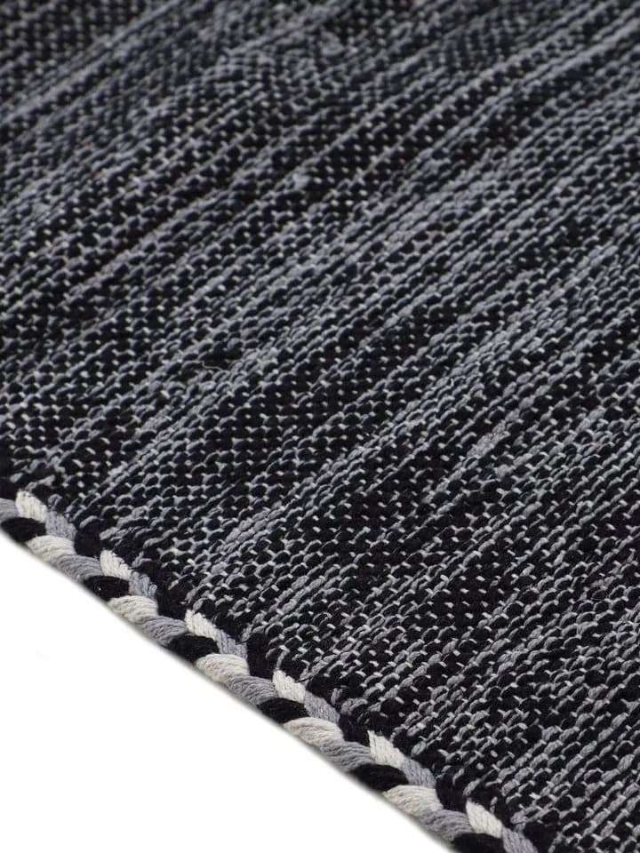 CarpetFine Kelim Azizi Teppich Schwarz Handgewebt - Bild 4
