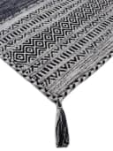 CarpetFine Kelim Azizi Teppich Schwarz Handgewebt Bild 5