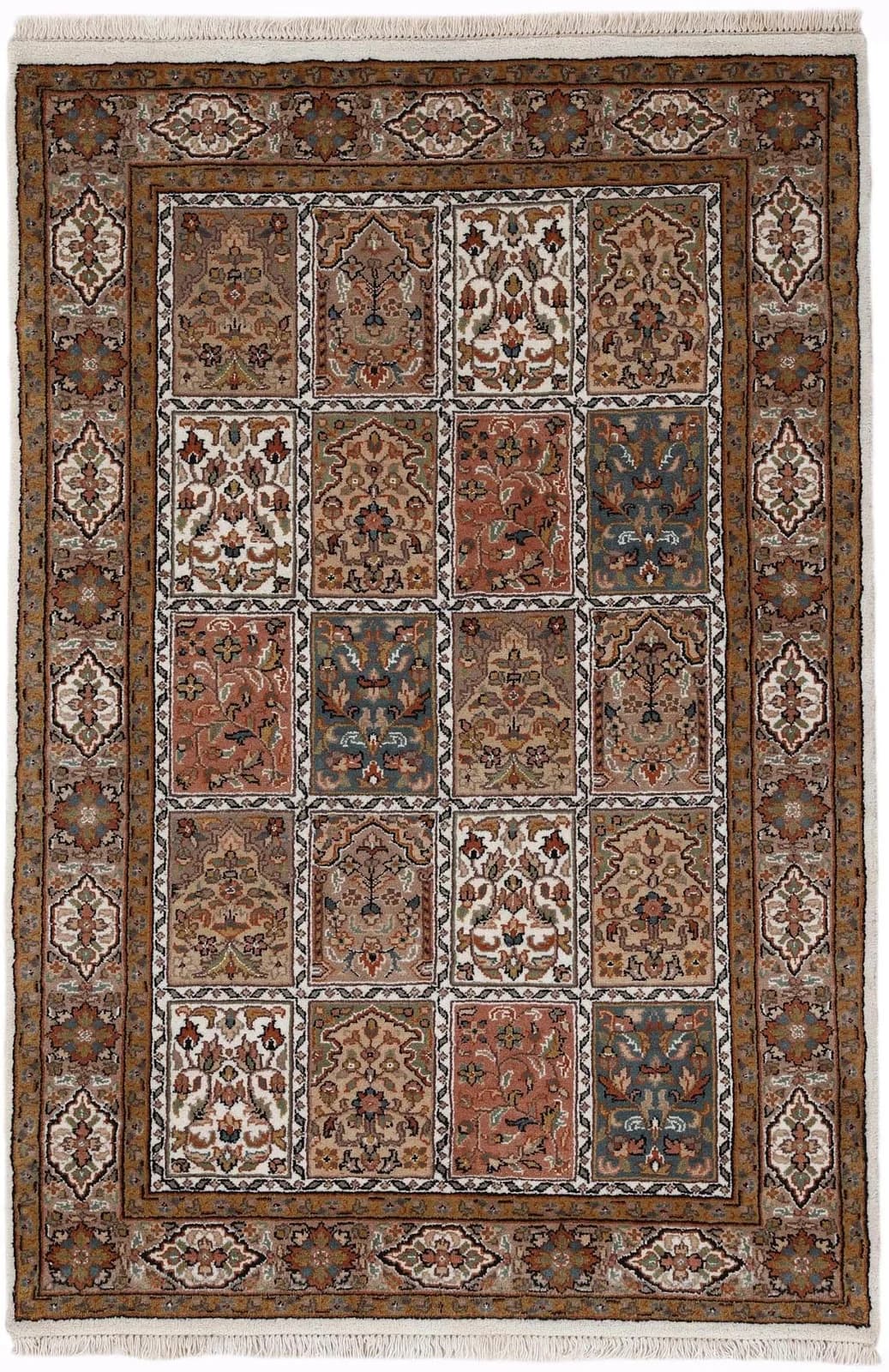 WOVEN ARTS Orientteppich Bakhtiar Beige Handgeknüpft